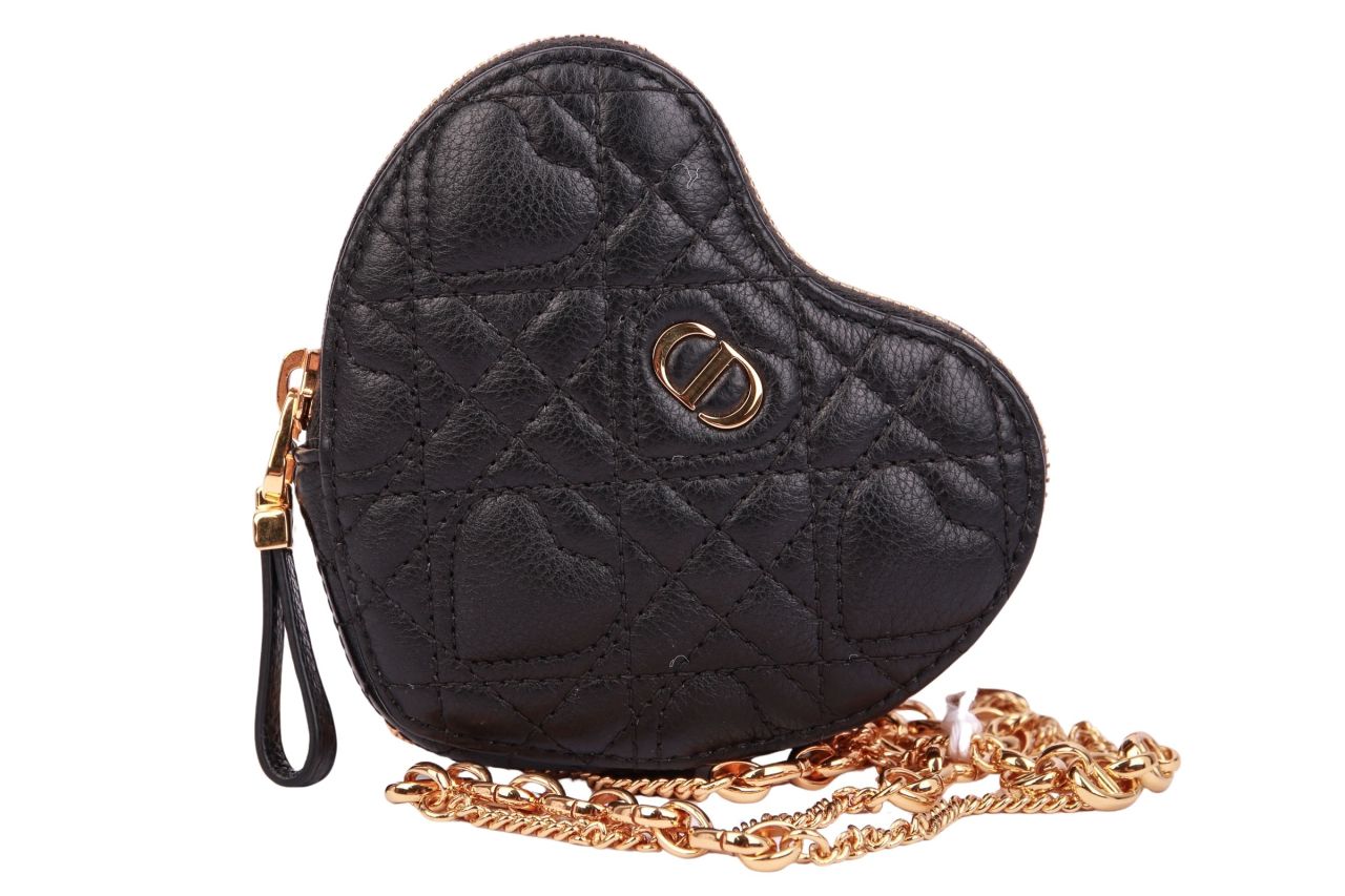 Dior Amour Pochette Herzform Schwarz