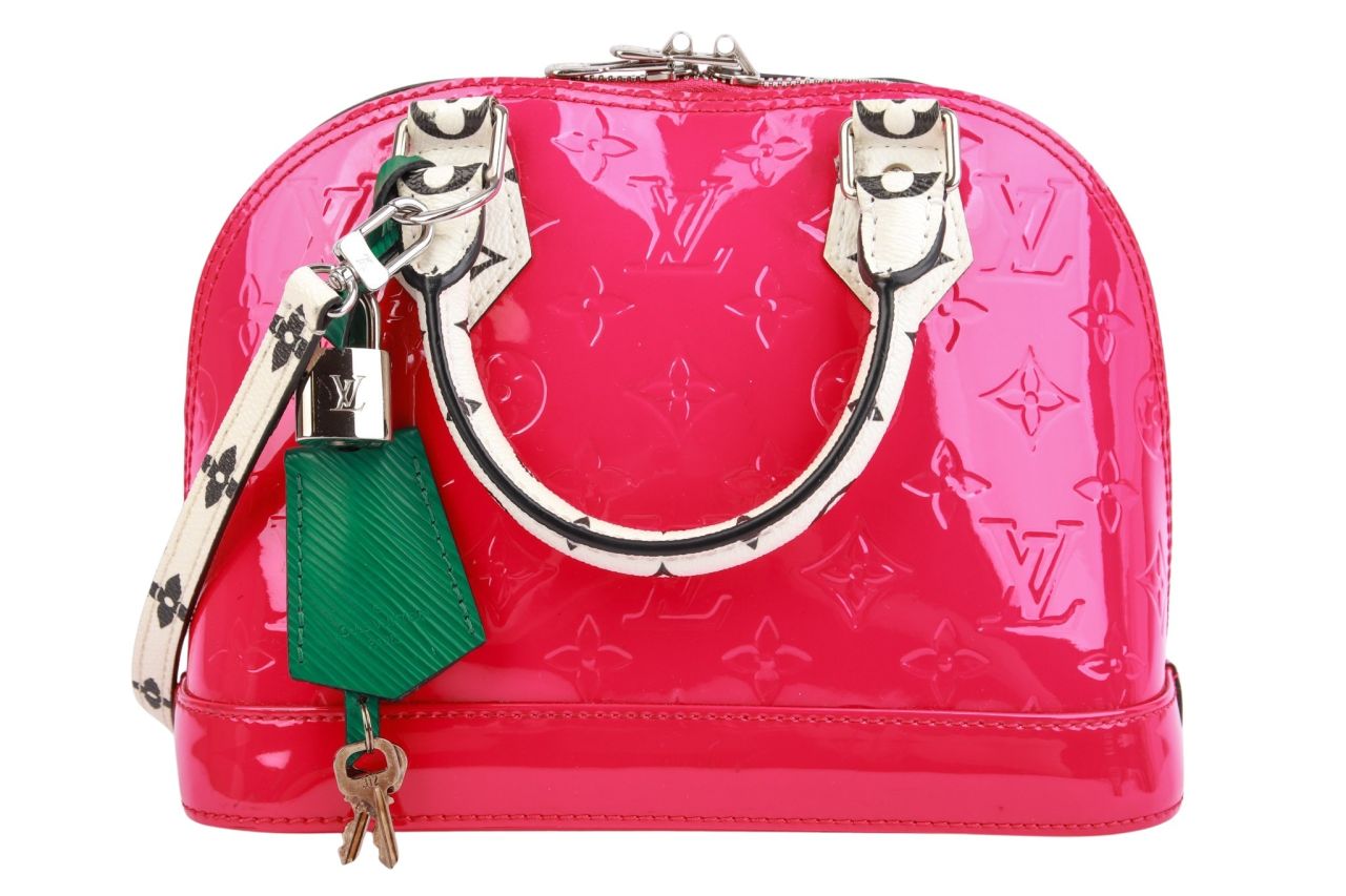 Louis Vuitton Alma BB Monogram Vernis Pink