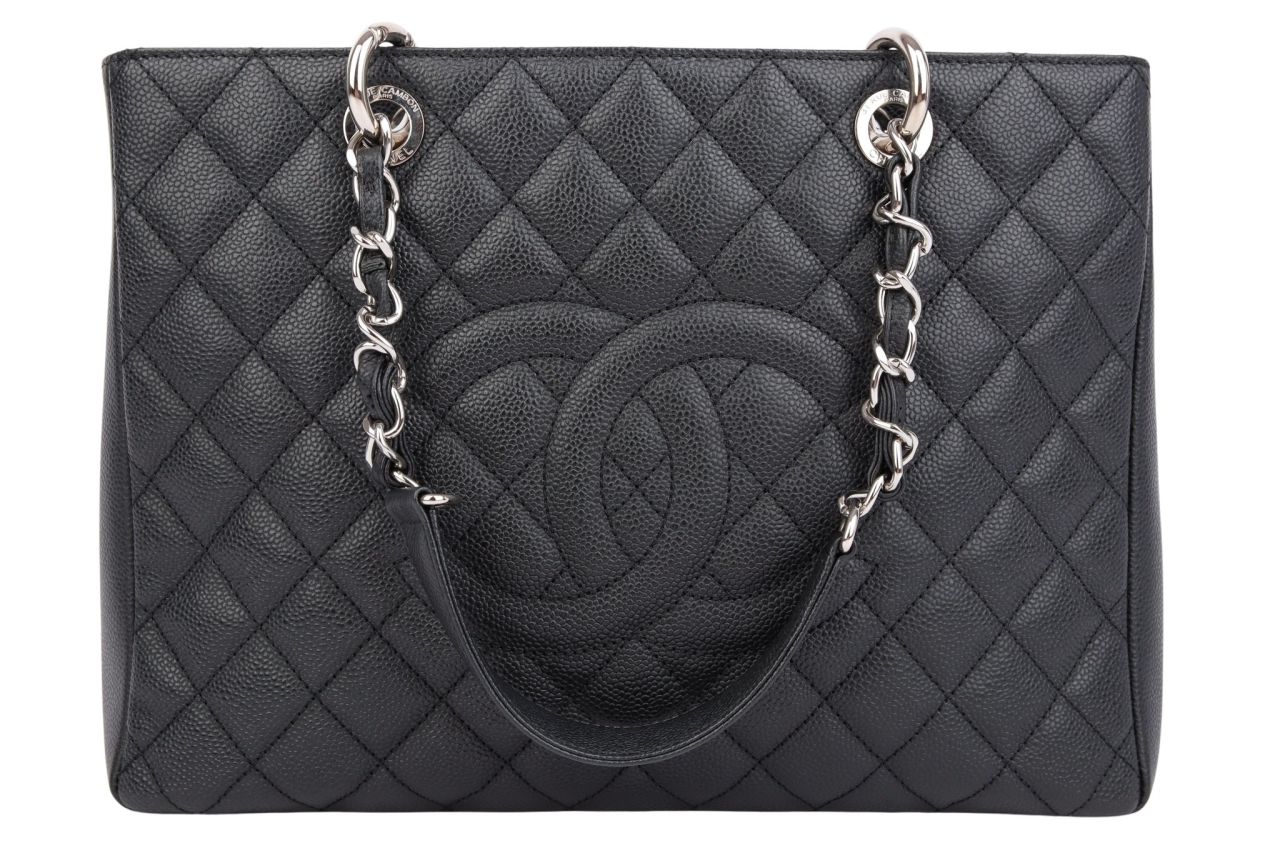Chanel Grand Shopping Tote Schwarz
