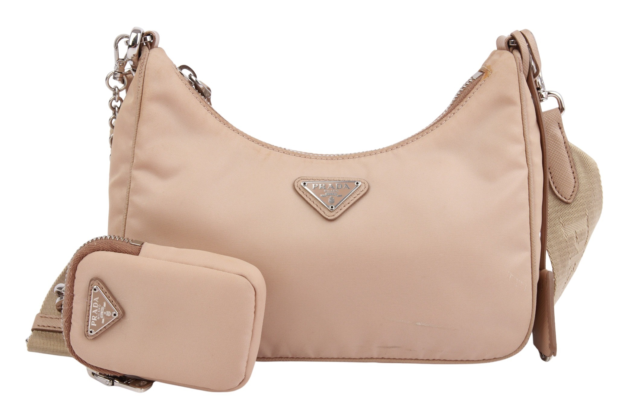 Prada Re-Edition 2005 Bag Re-Nylon Beige