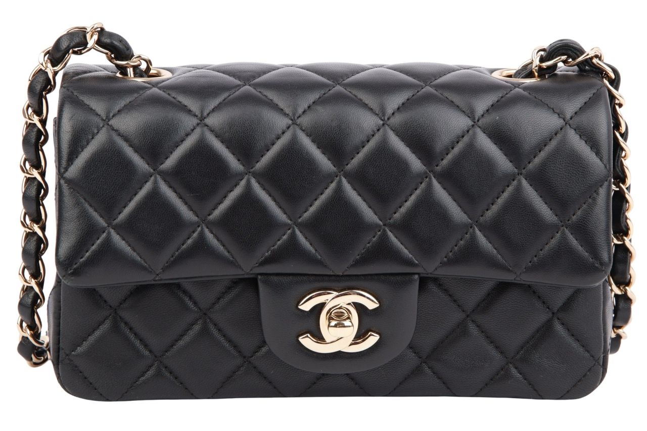 Chanel Timeless Single Flap Bag Mini Schwarz