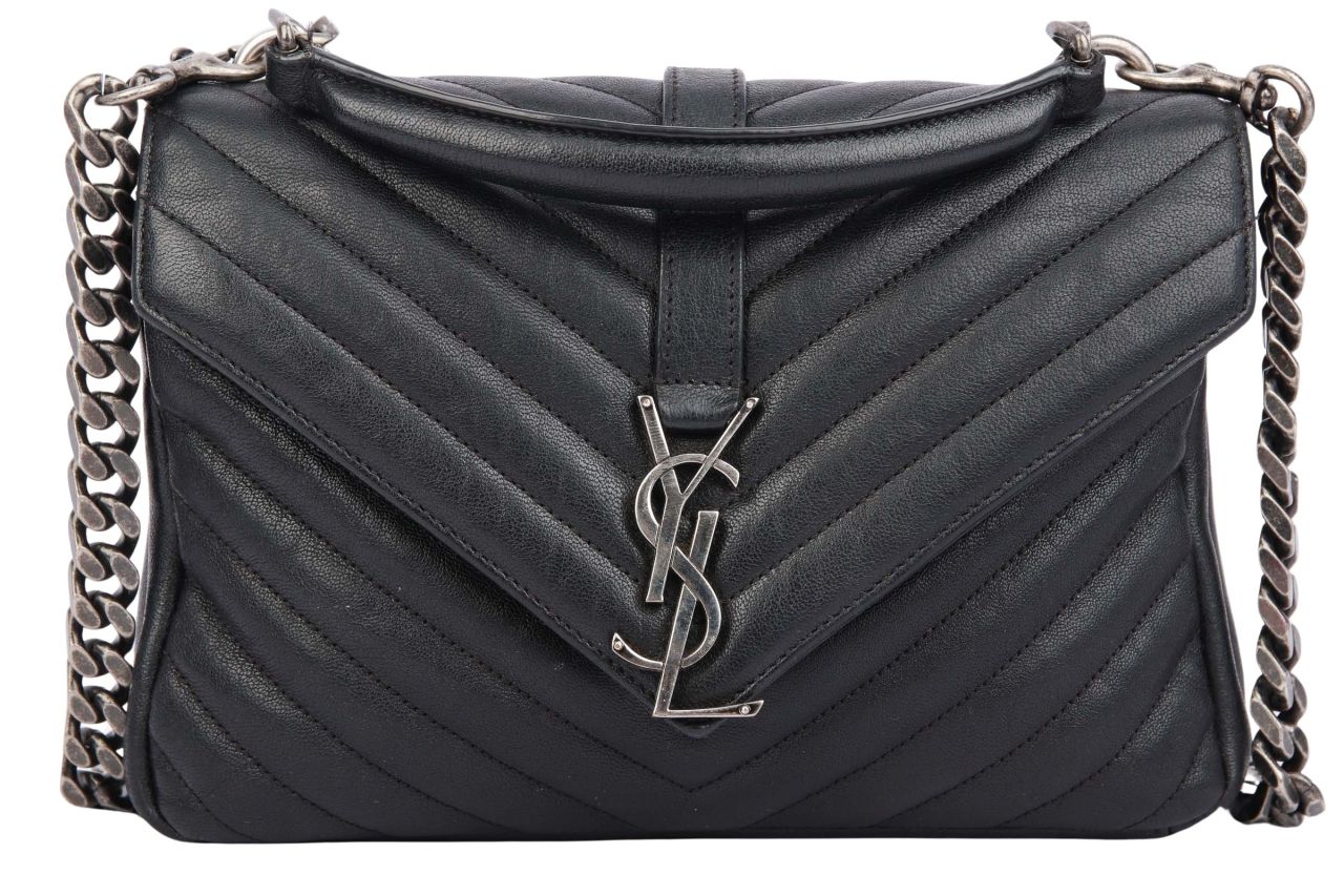 Saint Laurent College Medium Schwarz