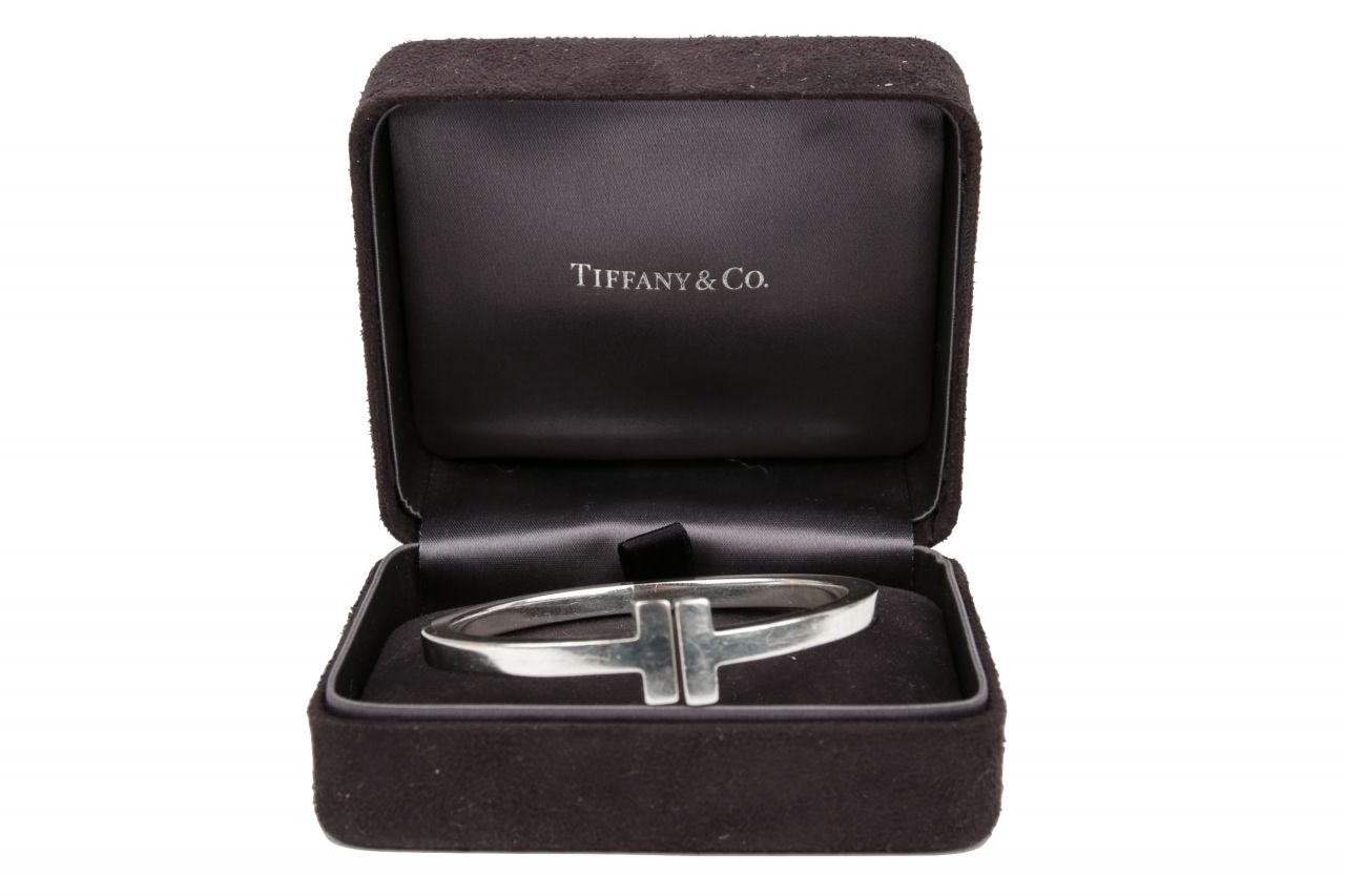 Tiffany & Co. T-Square Armreif Silber