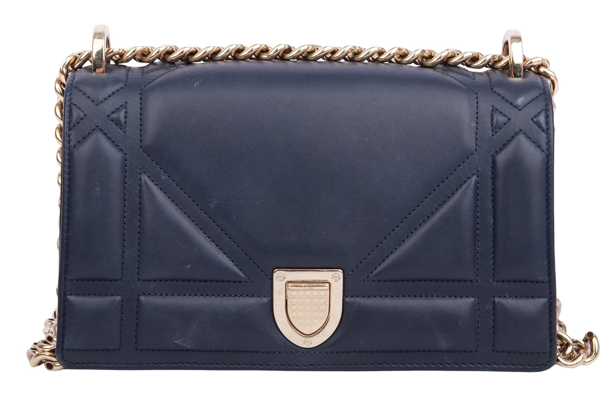 Dior Diorama Crossbody Tasche Leder Blau