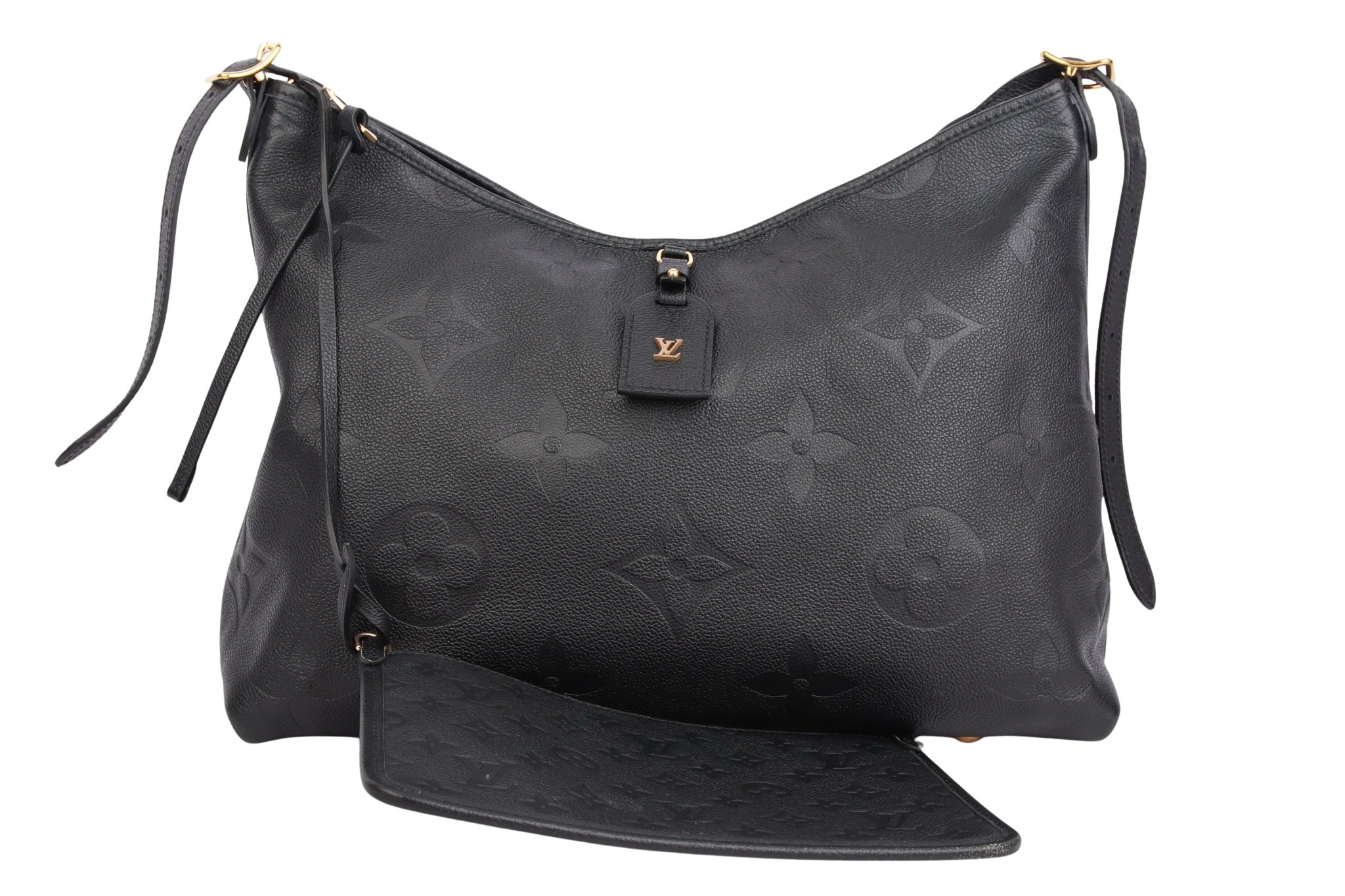 Louis Vuitton Carry MM Empreinte Monogram Schwarz Inkl. Pochette