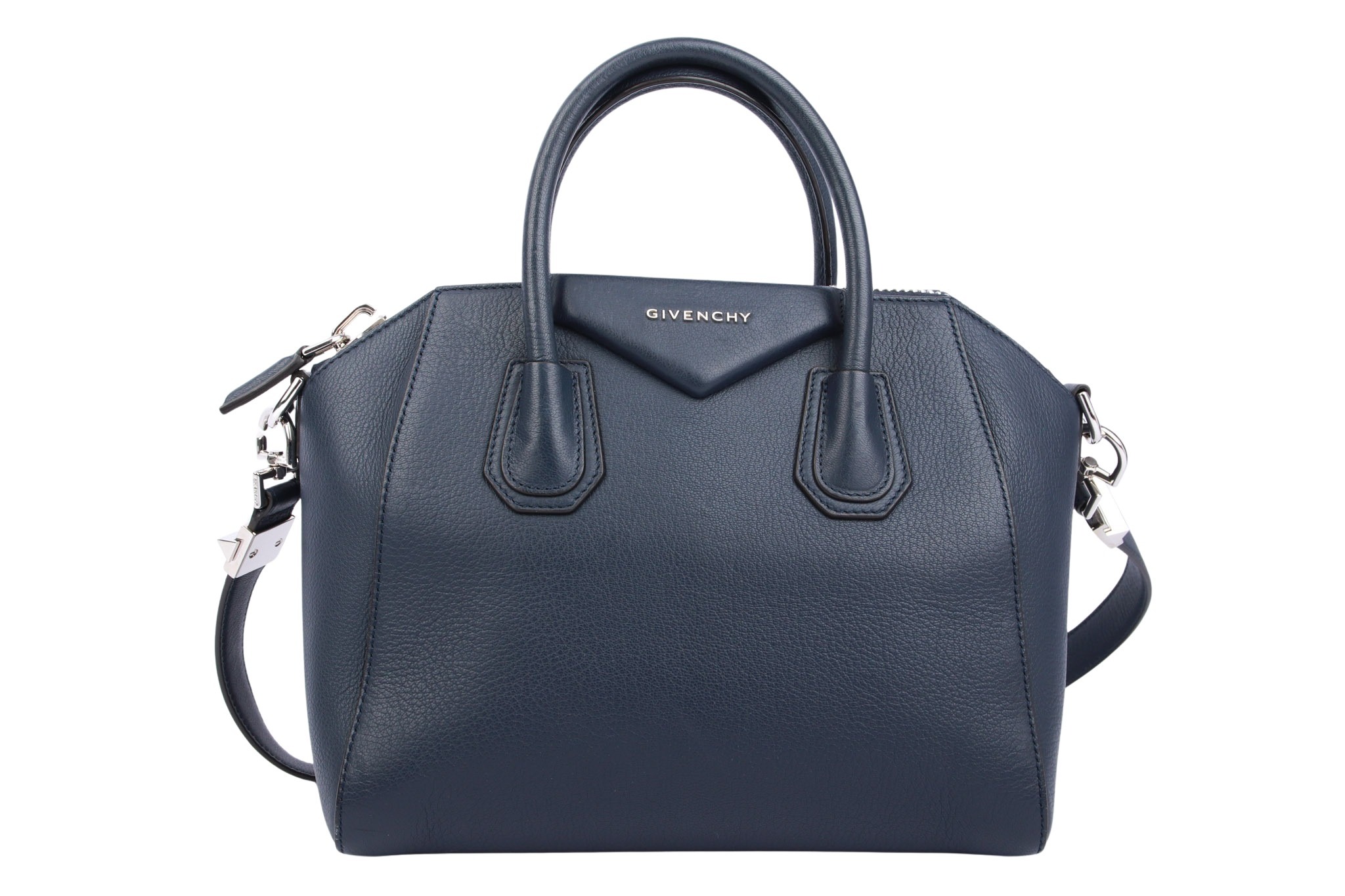 Givenchy Antigona Small Dunkelblau Leder