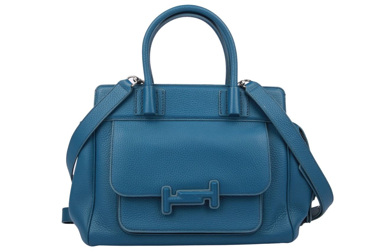 Tods Double T Tote Bag Blau