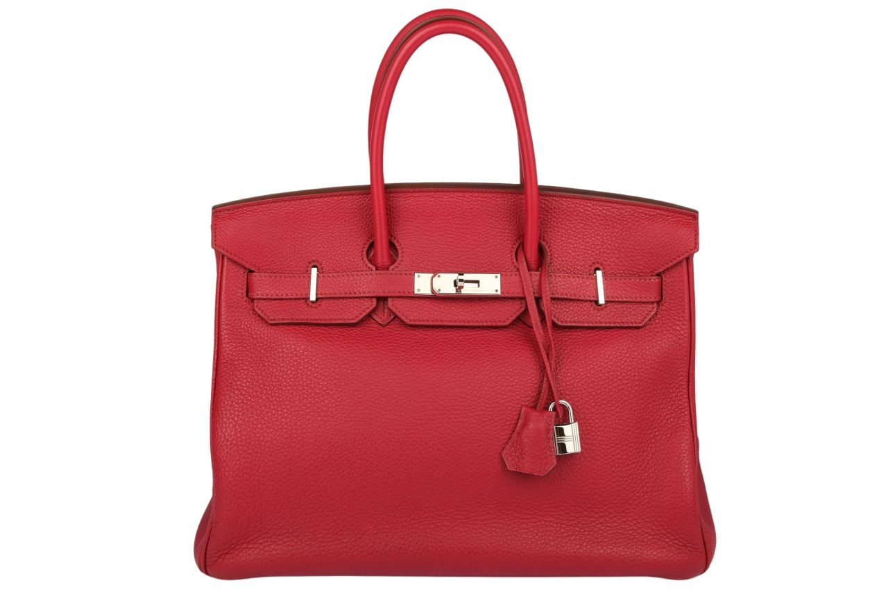 Hermès Birkin 35 Rubis Togo Leder