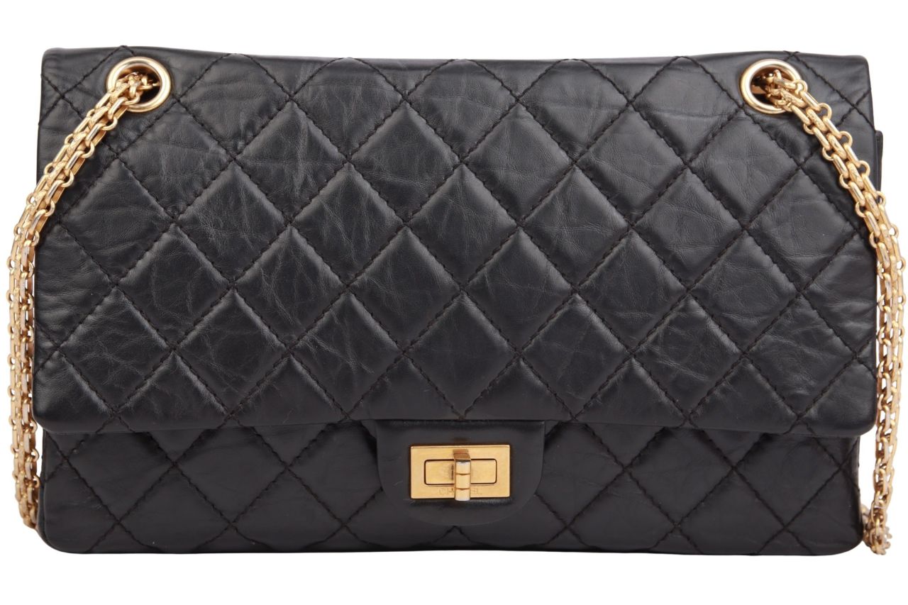 Chanel 2.55 Reissue Medium Schwarz