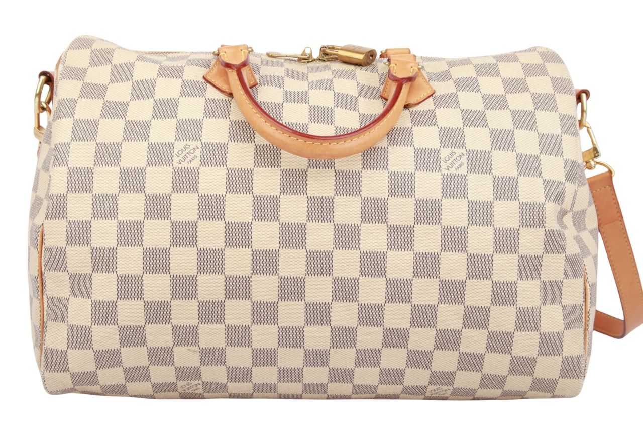 Louis Vuitton Speedy Bandouliere 35 Damier Azur Canvas