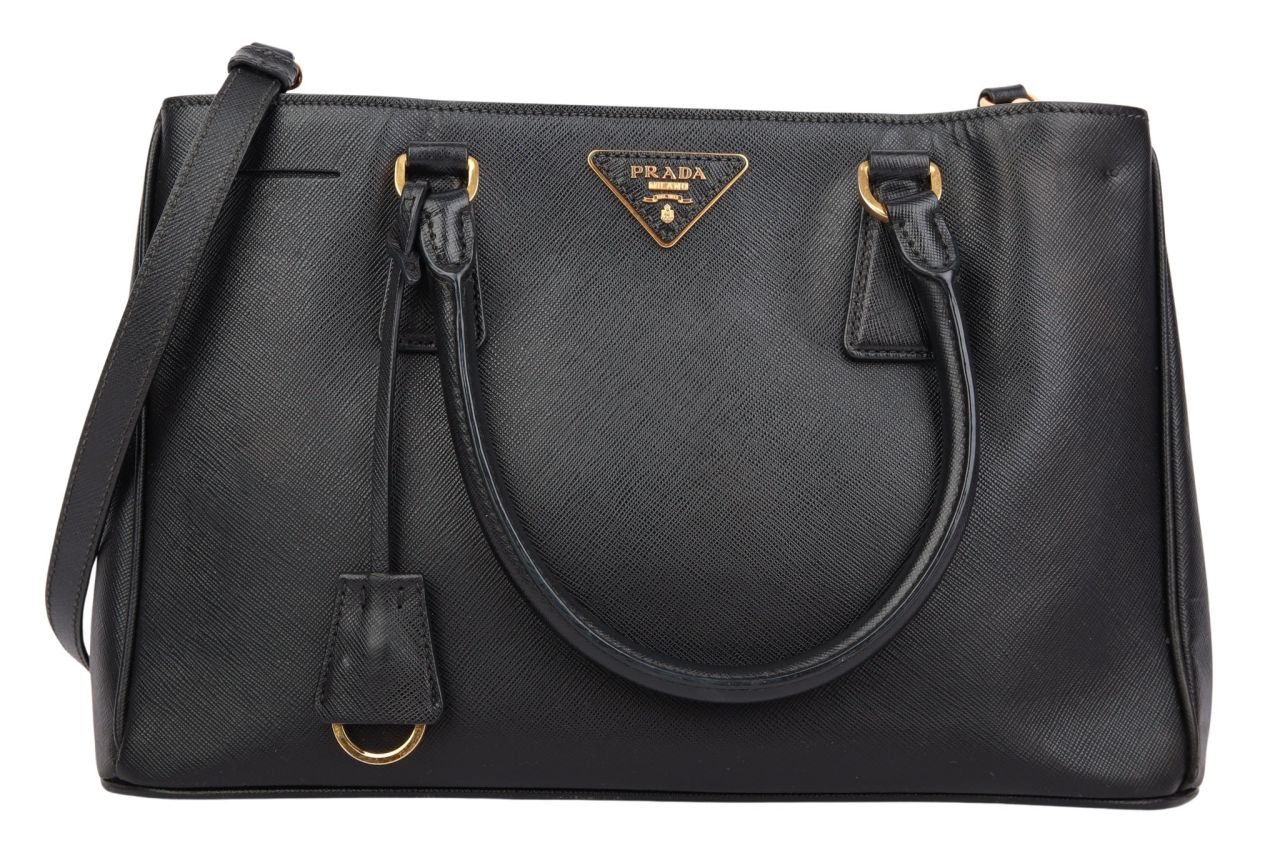 Prada Galleria Large Safiano Schwarz