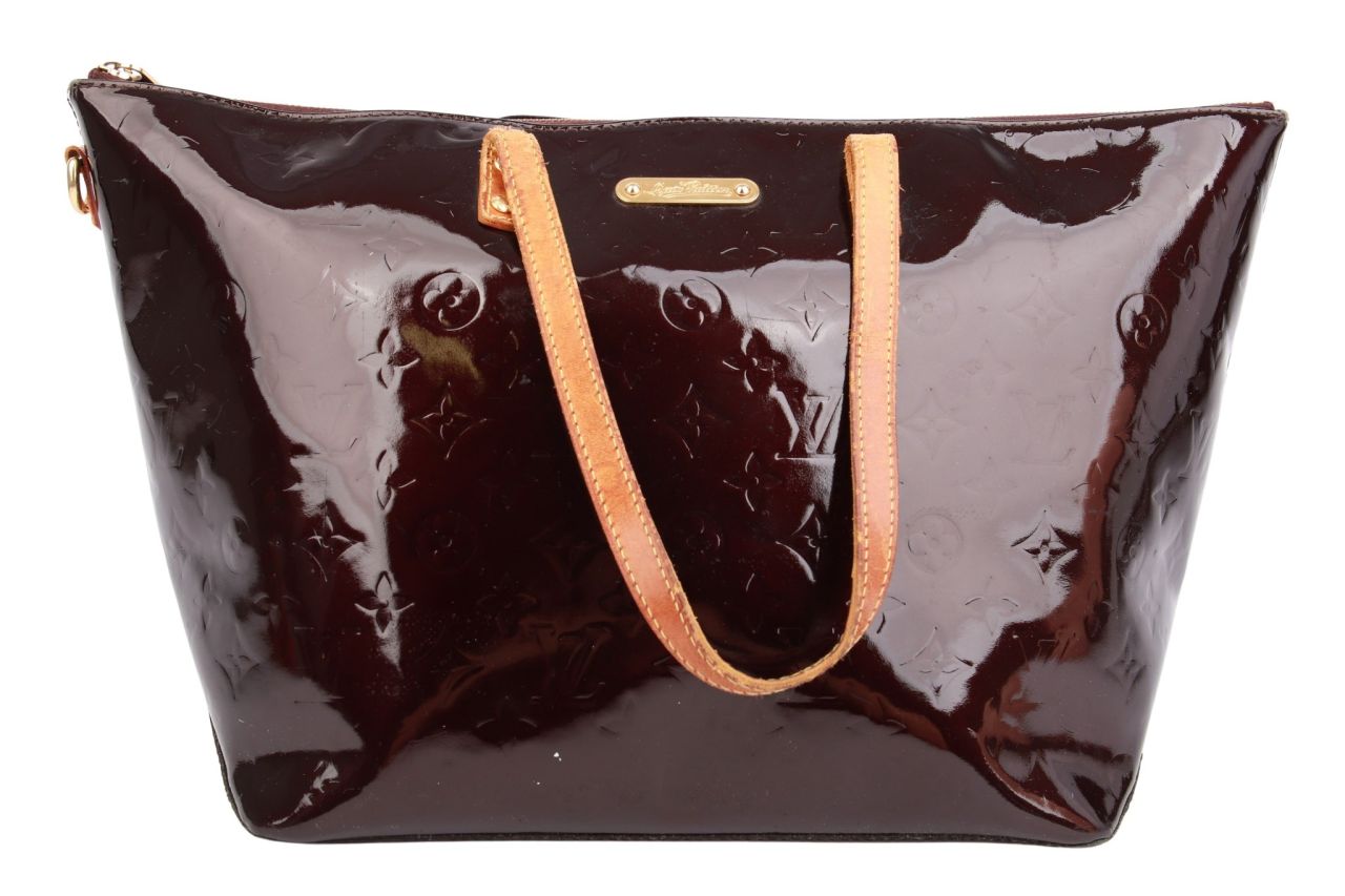 Louis Vuitton Monogram Vernis Bellevue Shopper Bordeaux