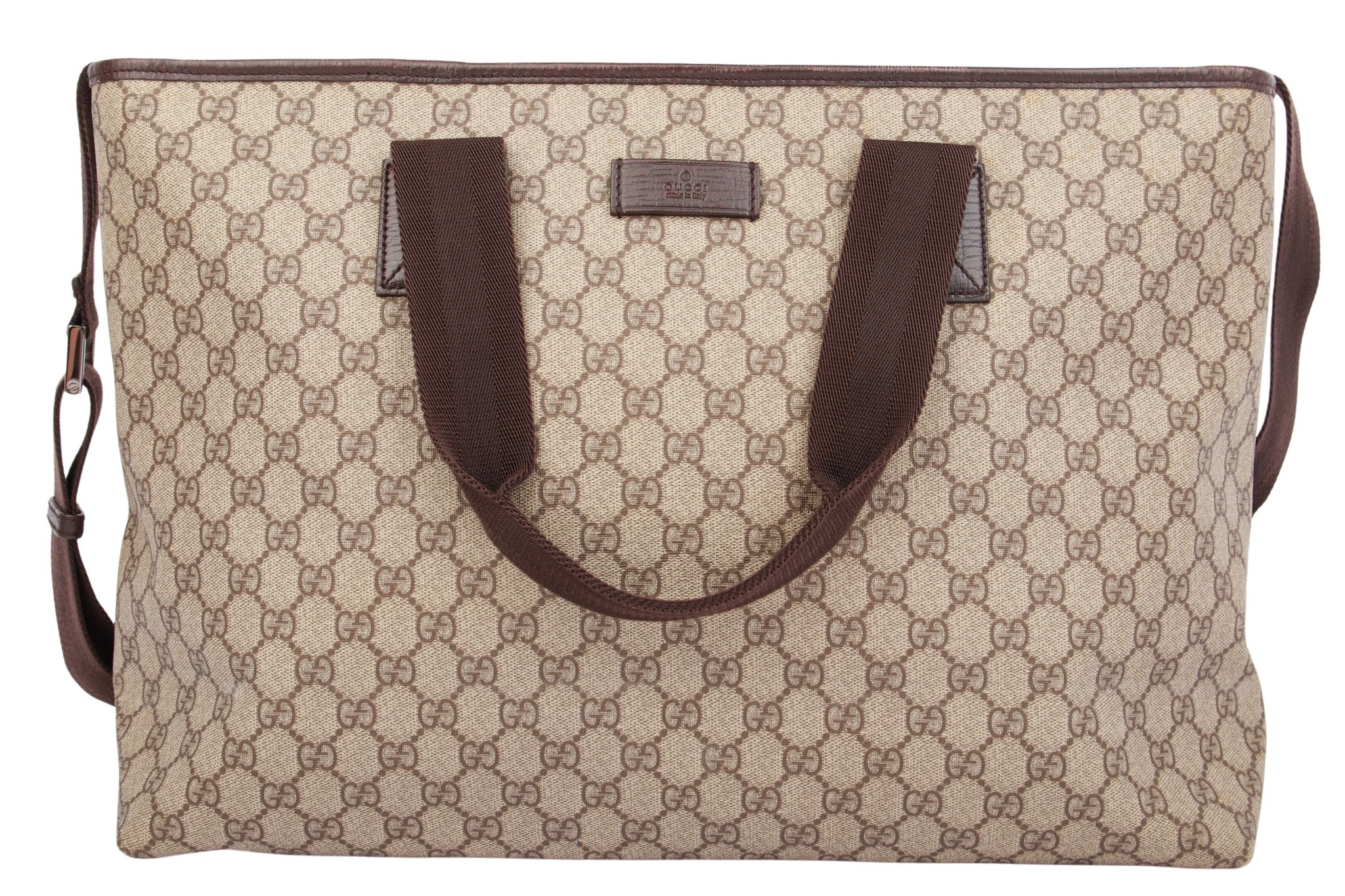 Gucci Plus Tote Bag Supreme Beige