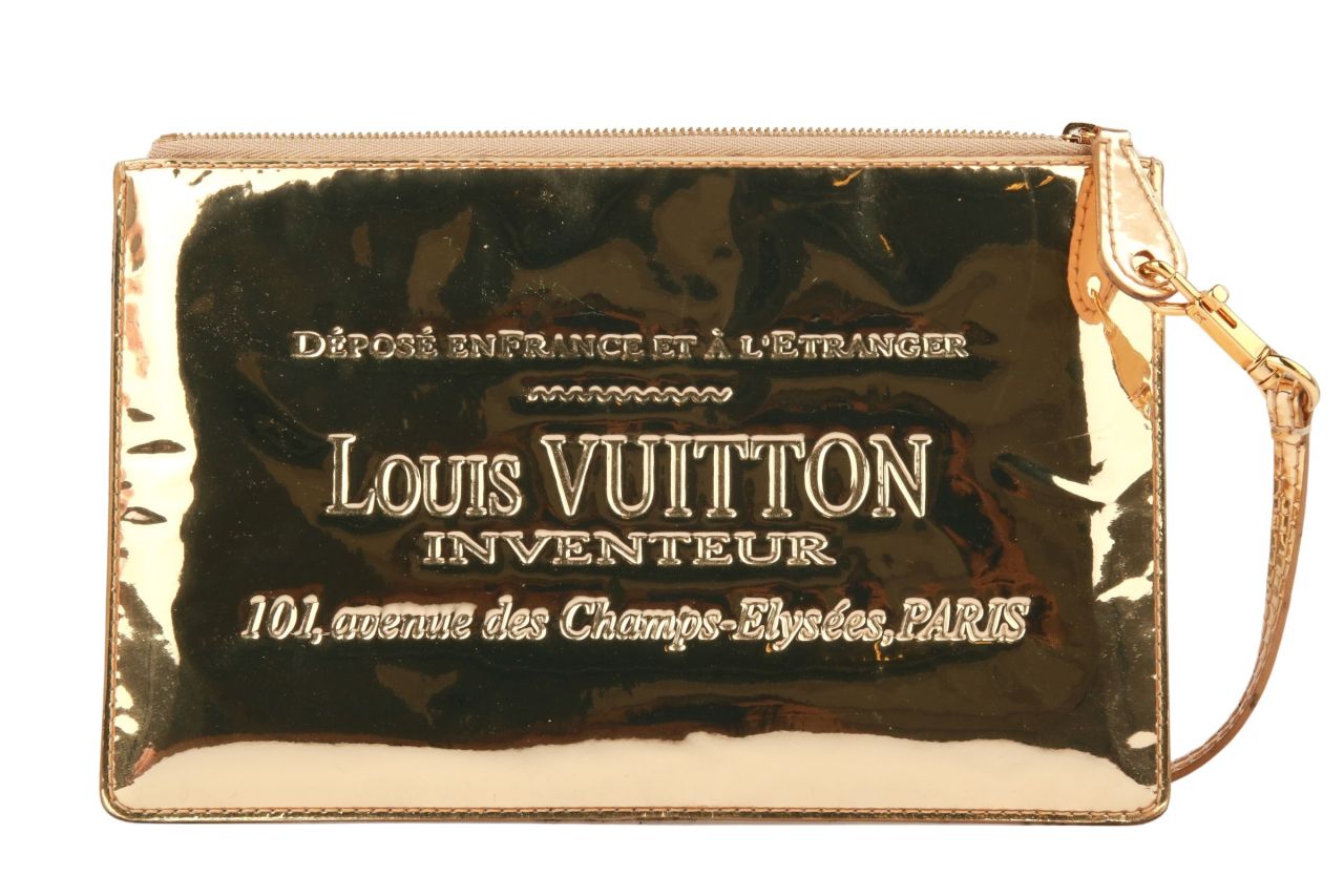 Louis Vuitton Mirror Pochette Gold