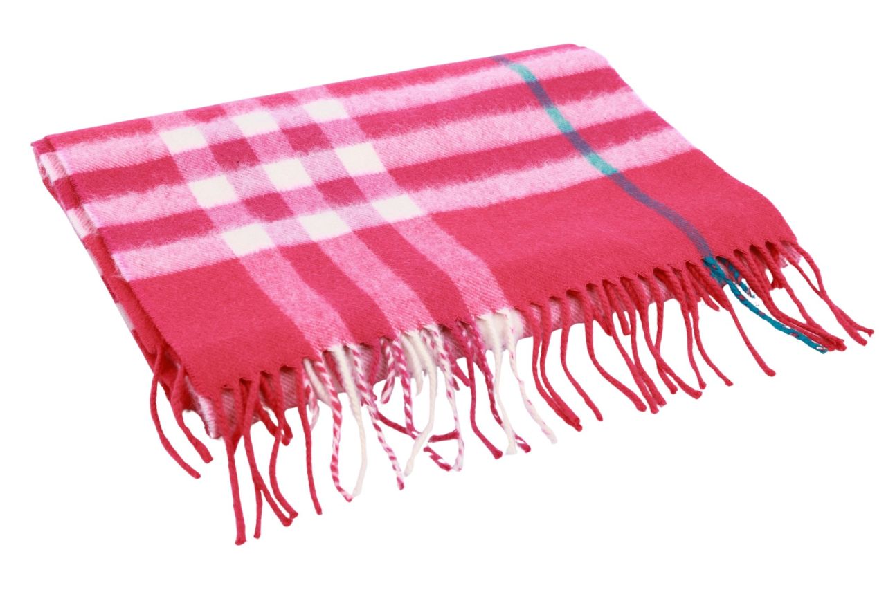 Burberry Schal Nova Check Kaschmir Pink