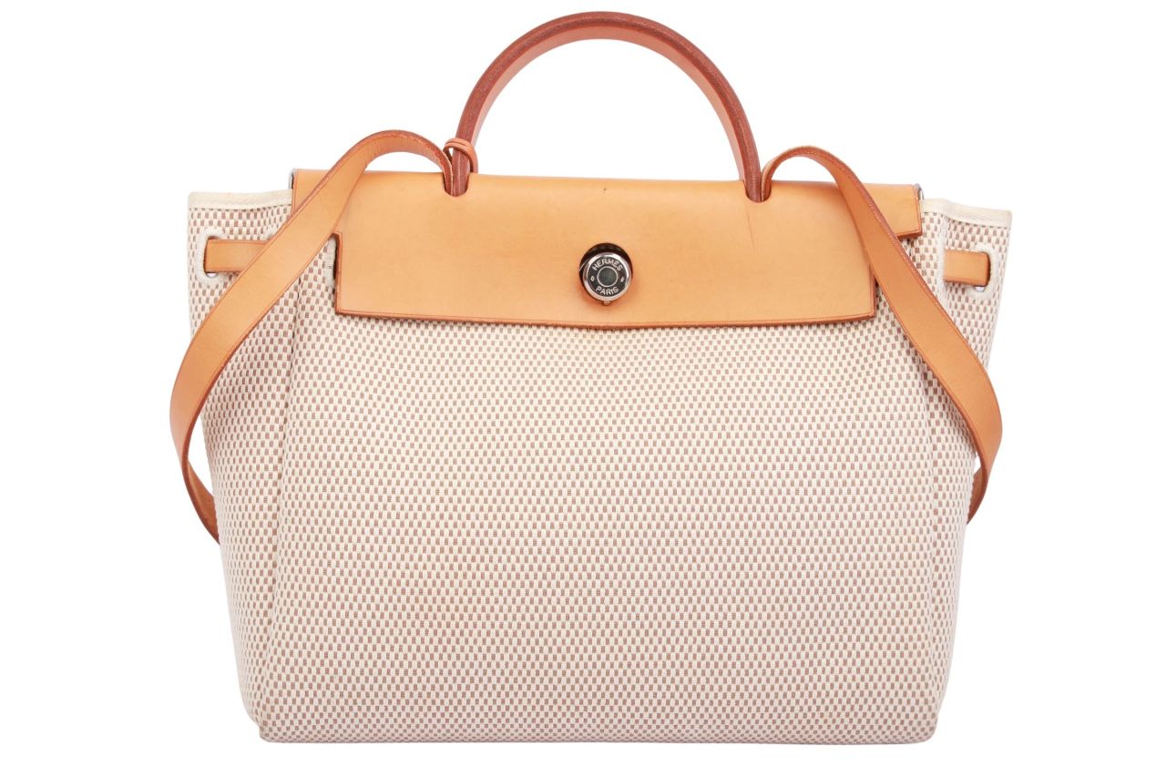 Hermès Herbag 31 Braun / Beige