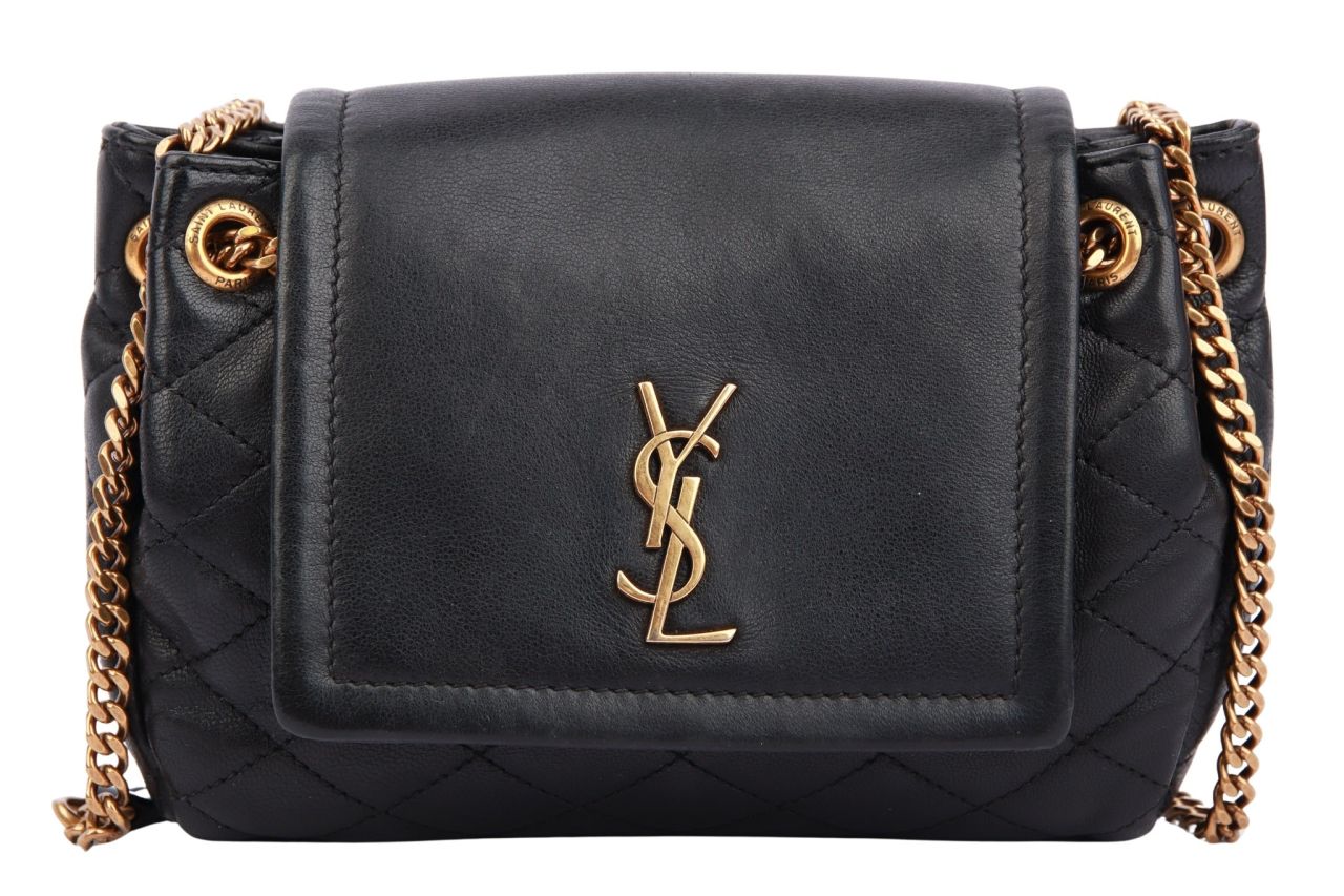 Saint Laurent Nolita Schultertasche Schwarz