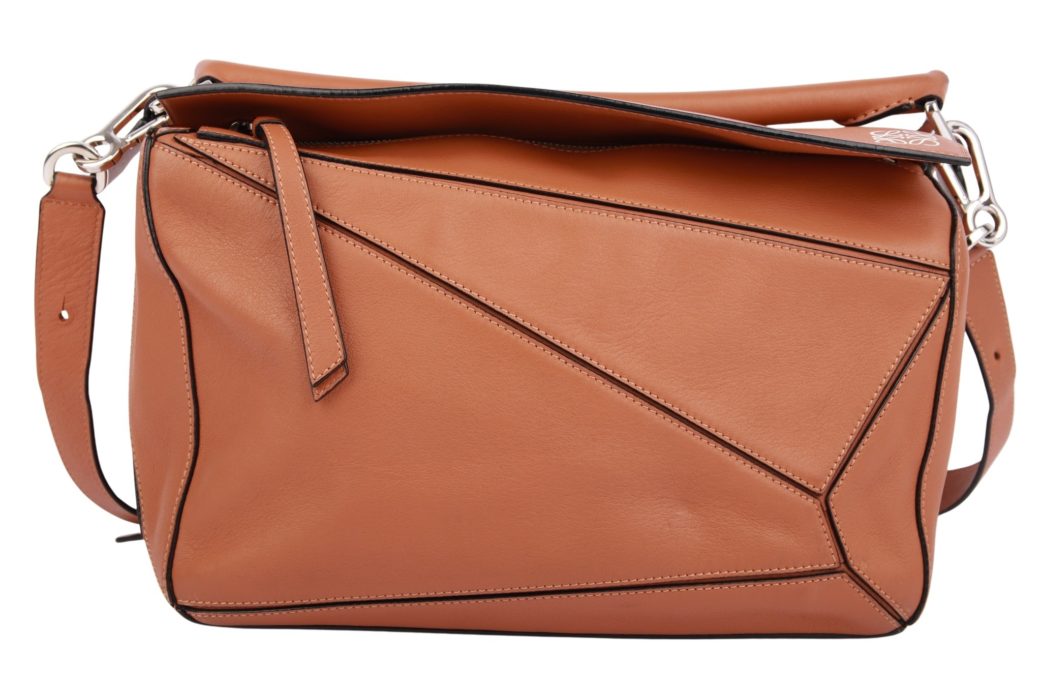 Loewe Puzzle Bag Medium Braun