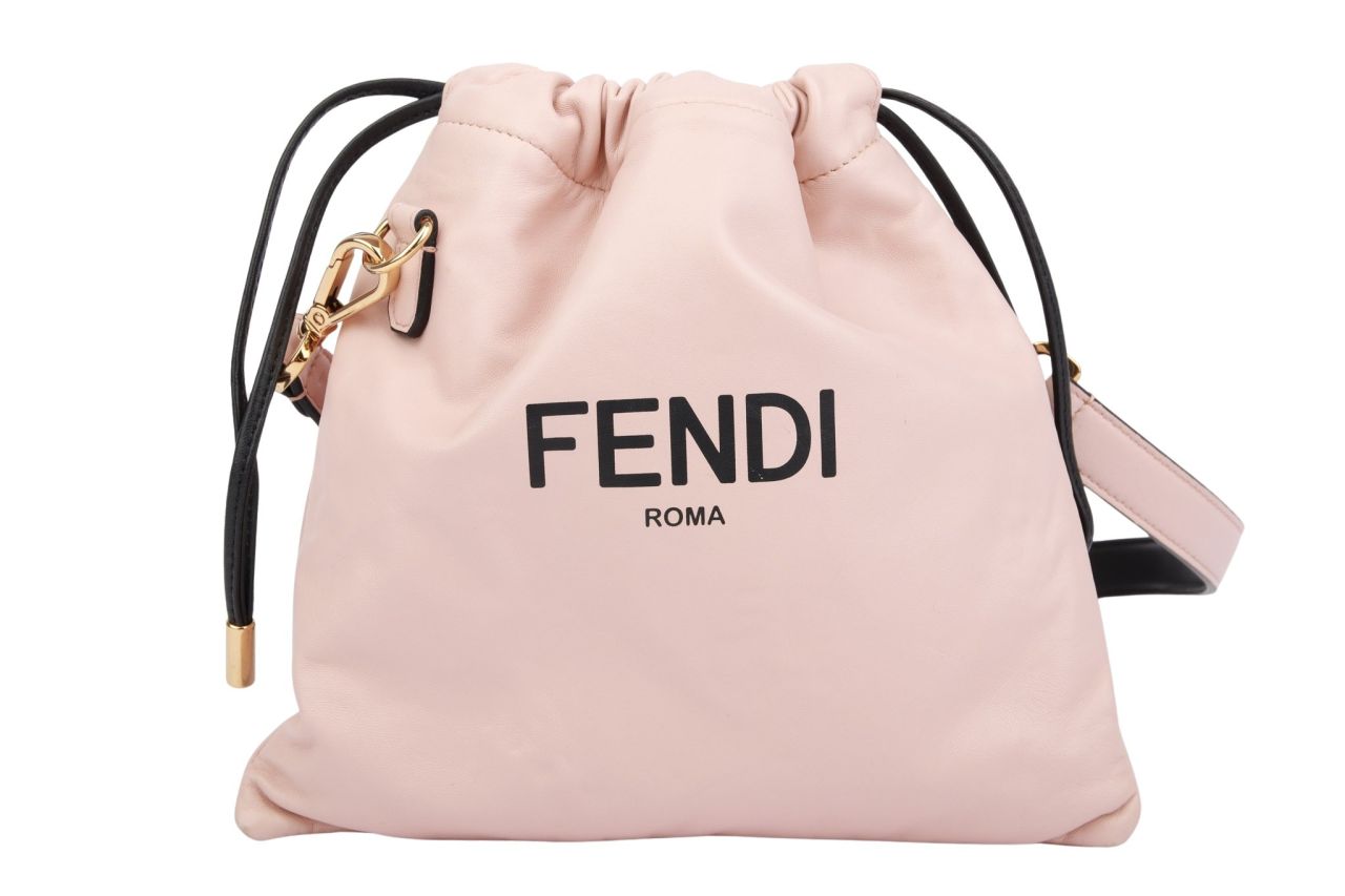 Fendi Roma Tasche Leder Rosa