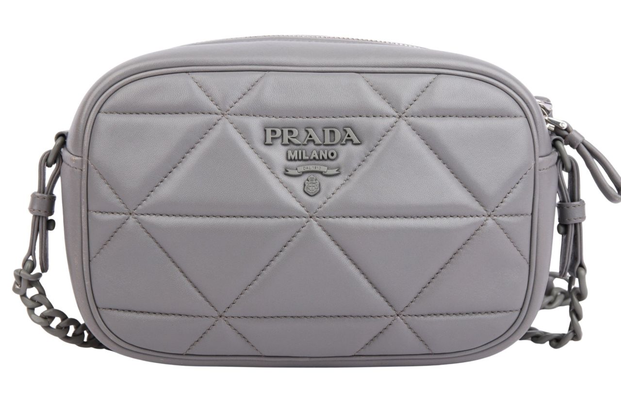 Prada Spectrum Puffy Camera Bag Grau