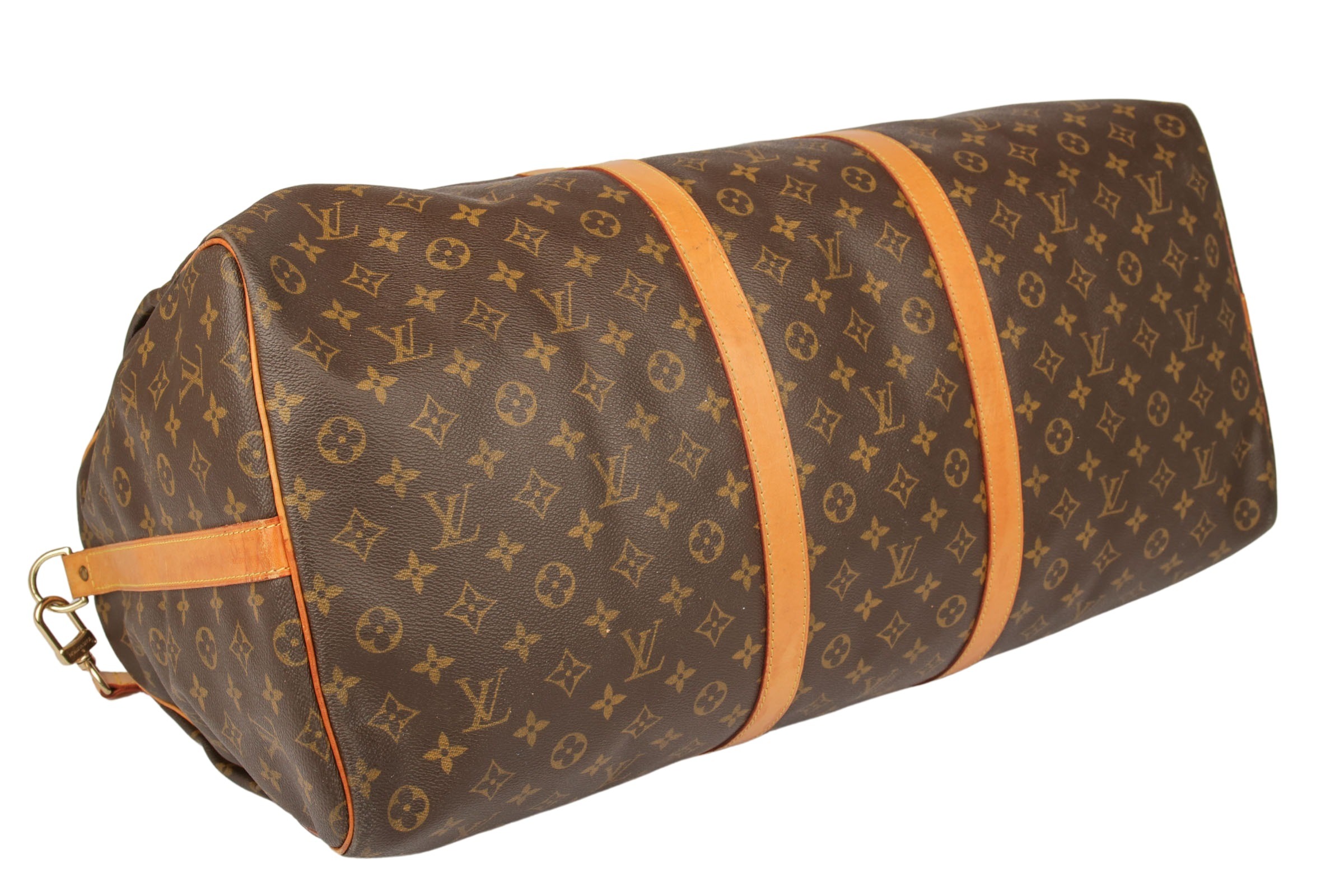 Extra Large Louis Vuitton Bandouliere Monogram Canvas Keepall 60