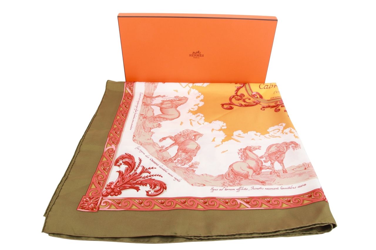 Hermès Carré "Courbettes e Cabrioles" 90 x 90 cm